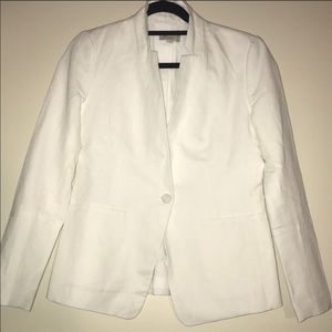 Loft white linen blazer